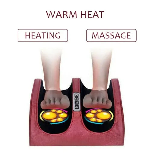 foot massager with heat – جهاز تدليك القدم مع حرارة وضع Heating وMassage للاسترخاء