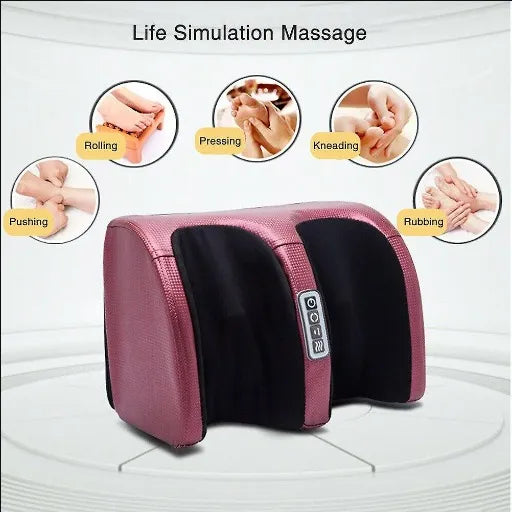 Electric Foot Massager أنماط تدليك متعددة مثل rolling وkneading وrubbing – تدليك القدم