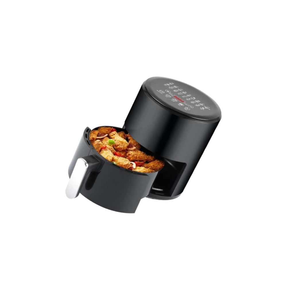 DLC air fryer black with pull-out basket – مقلاة هوائية 4 لتر for crispy cooking without oil