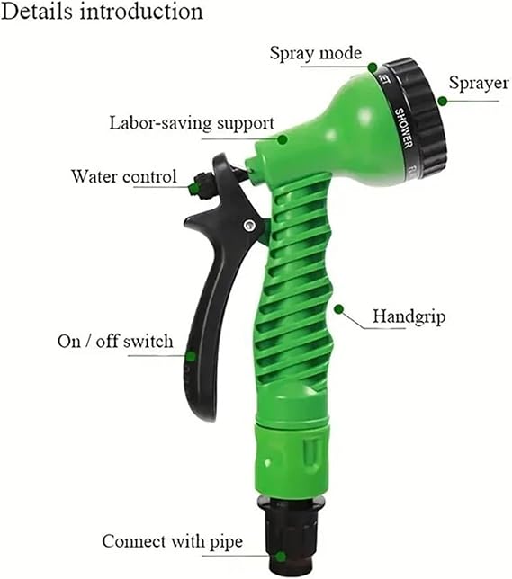 Expandable Garden Hose Pipe – أنبوب ري الحديقة القابل للتمدد